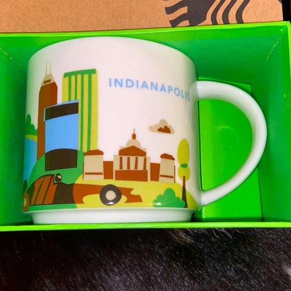 STARBUCKS You are Here Collection INDIANAPOLIS Mug New With Box - Picture 1 of 4